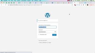 How to login to your website
