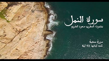 سورة النمل بصوت المقرئ سعود الشريم بدون إعلانات - Sourat An-naml No Ads
