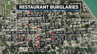 CPD issues warning after a dozen restaurants burglarized in River North
