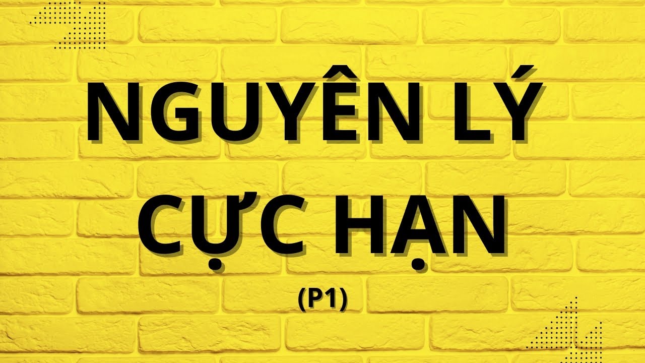 Nguyên lý cực hạn