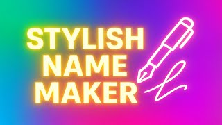 Stylish Name Maker Tool – Create Unique Artistic Name Designs for Free screenshot 4