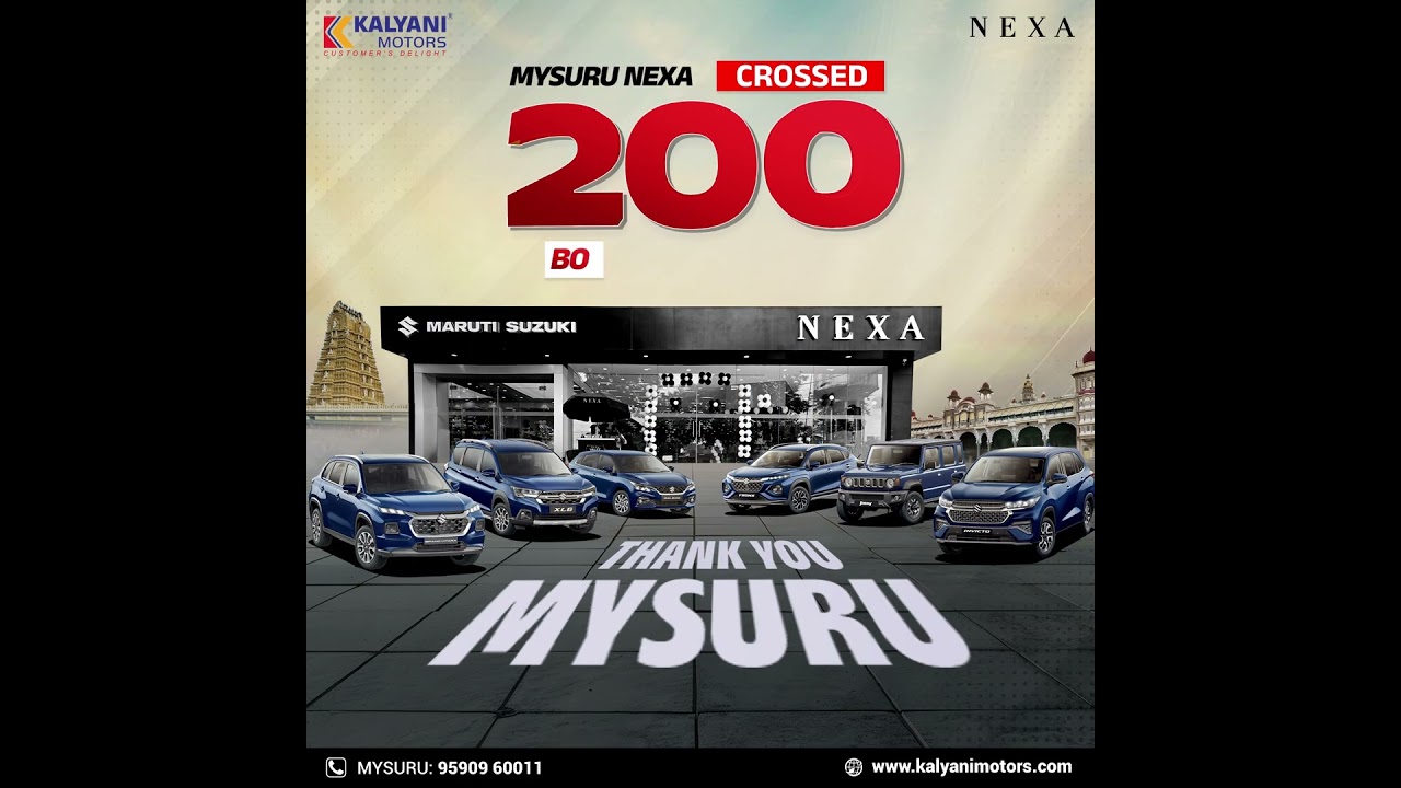 NEXA 200 Sales | Mysuru | Maruti Suzuki Cars | Milestone Achieved!