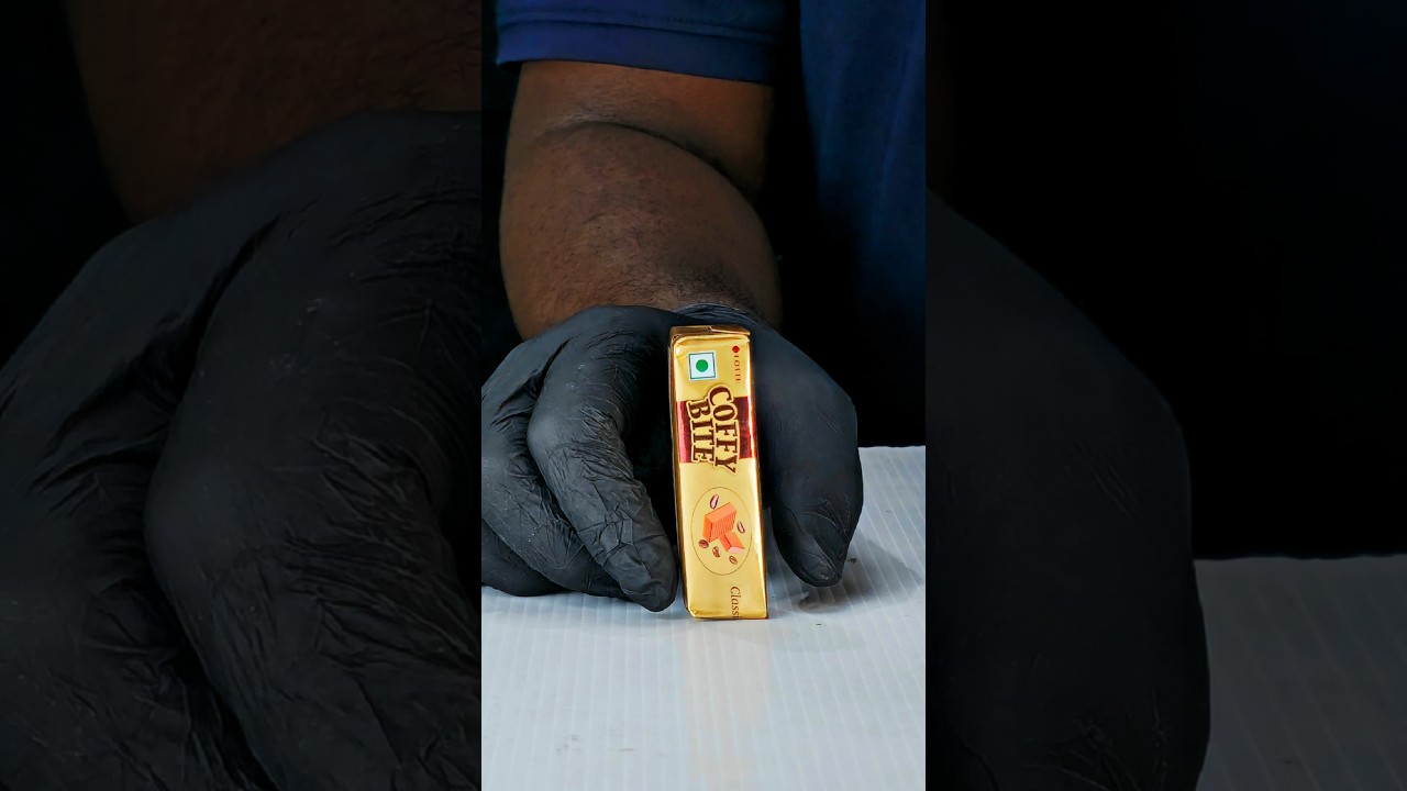 Unwrapping Lotte Coffy Bite in ASMR 🍬☕ | Satisfying Coffee Candy Sounds 