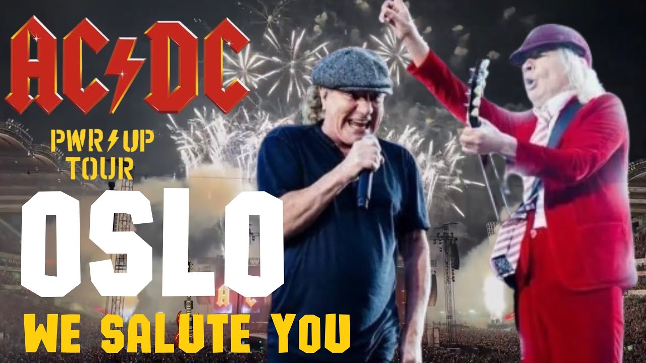 AC/DC⚡️OSLO We Salute You - Power Up Tour Europa 2025 - YouTube