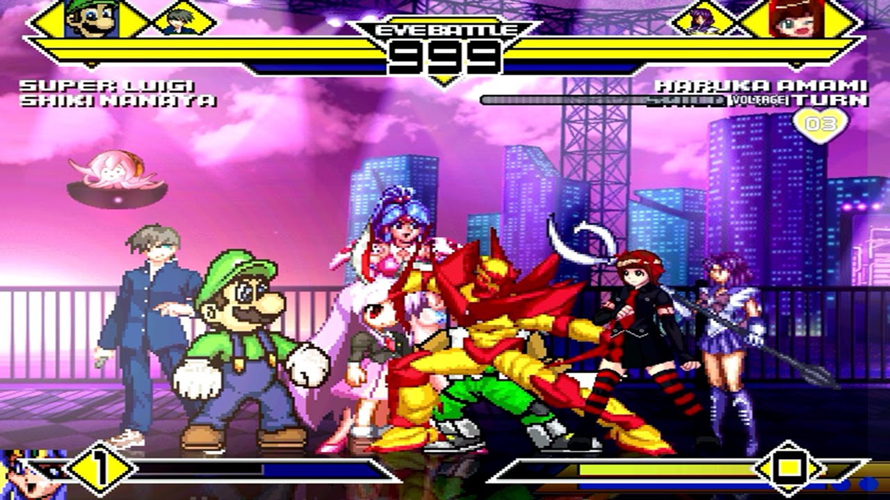 Team Male vs Team Female Part #5 4v4 Patch MUGEN 1.0 Battle!!!