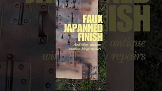 Faux Japanned Finish