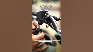Helmet lock 🔐 #usefullgadgets #bike #bikelover #lock #rider #ytshorts