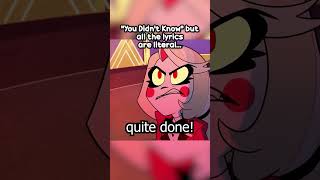 I sang Hazbin Hotel's "You Didn't Know" but the lyrics are literal 💀💀💀 #shorts