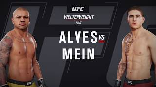 Ufc 3 Gameplay - Alves Vs Mein