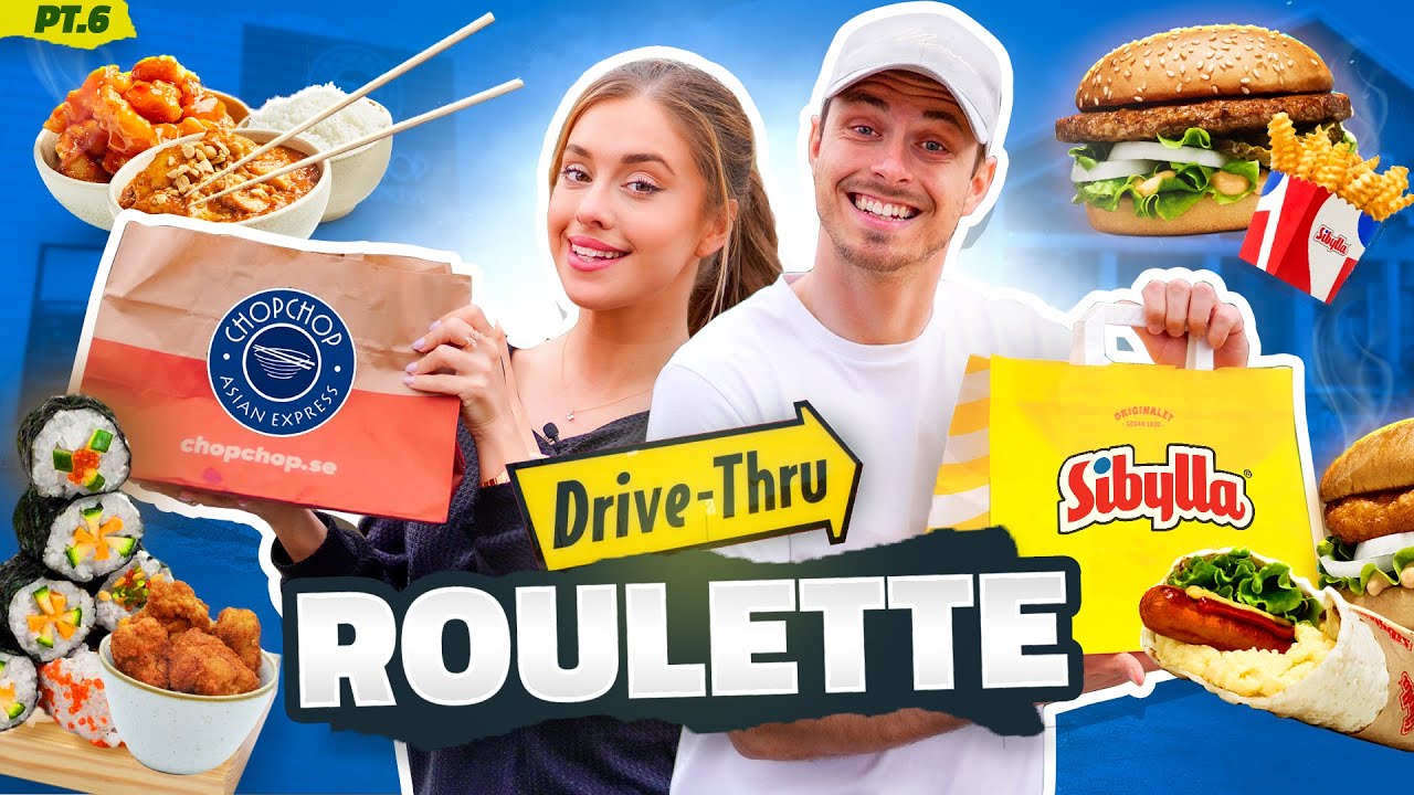DRIVE THRU ROULETTE! ÄTER det personen FRAMFÖR oss BESTÄLLER *BÄSTA RUNDAN HITTILLS!*