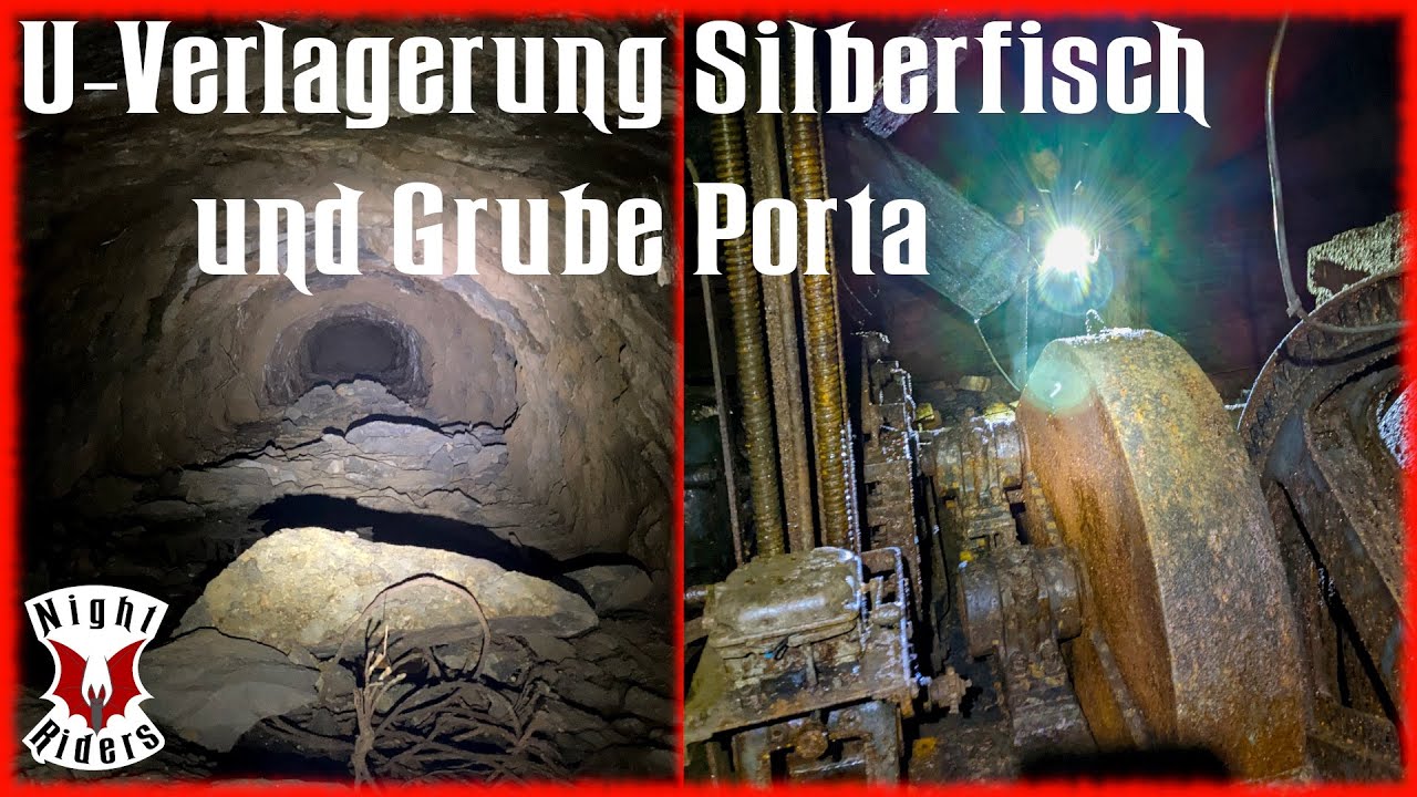 unter dem Wiehengebirge: U-Verlagerung Silberfisch und das alte Bergwerk Porta - Night Riders Urbex