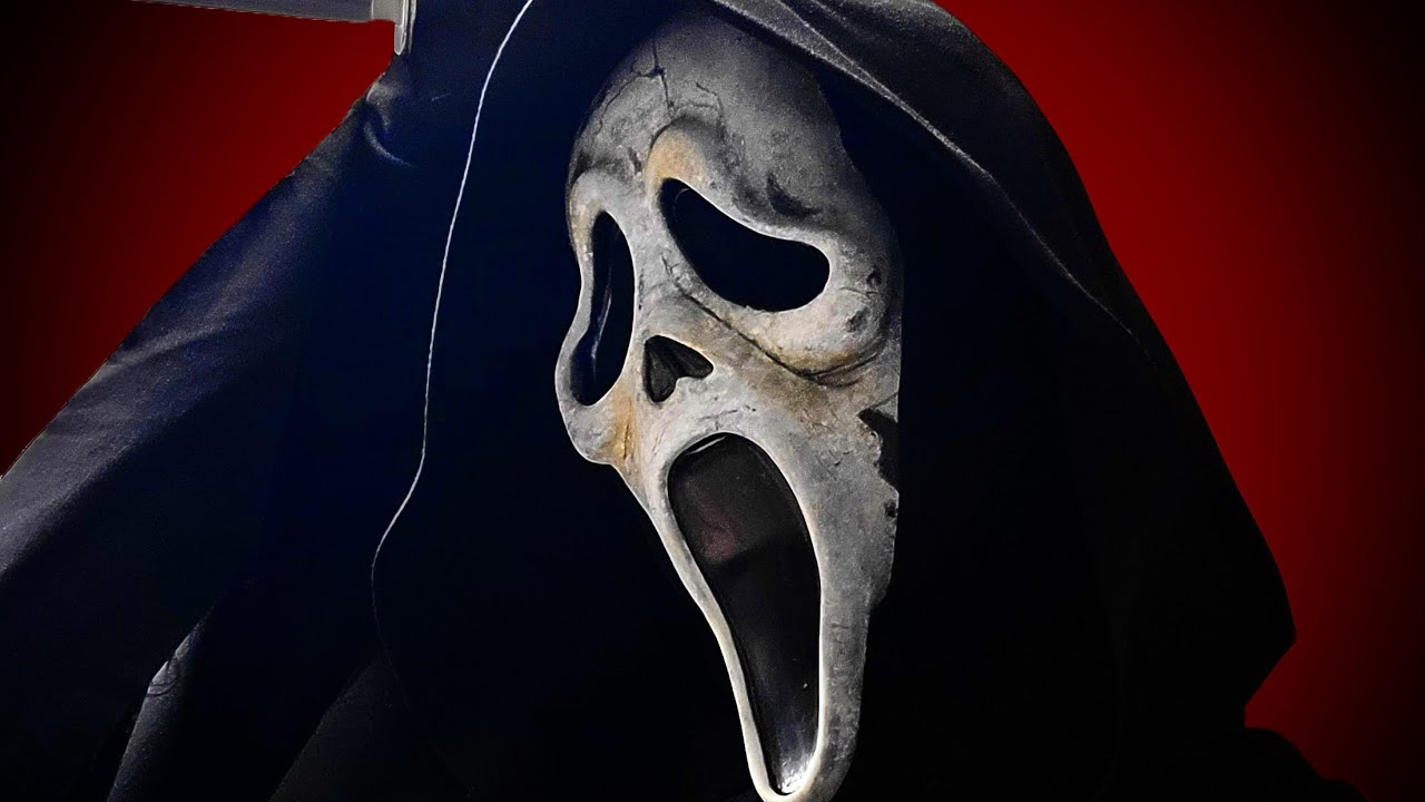 Scream 6 mask I made out of an ultra white mask and a hand sewn shroud 👌 :  r/Scream