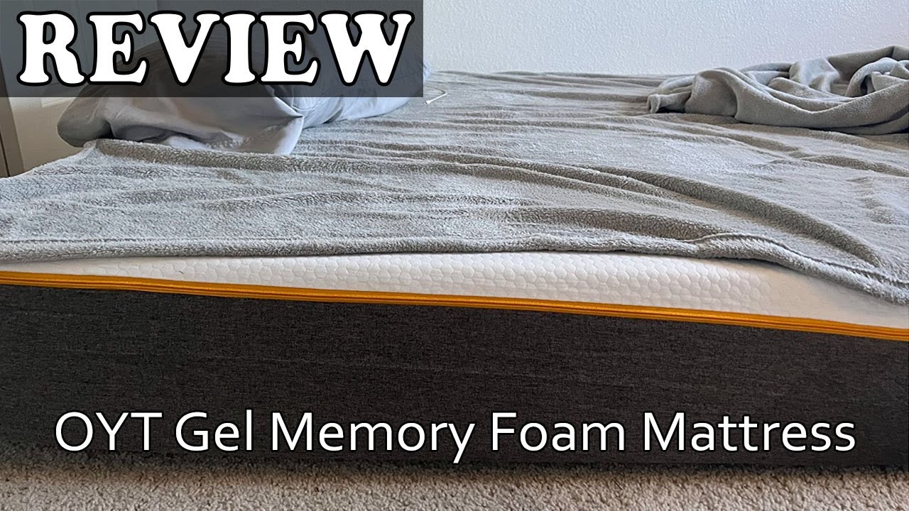 OYT 10 Inch Gel Memory Foam Mattress Review YouTube