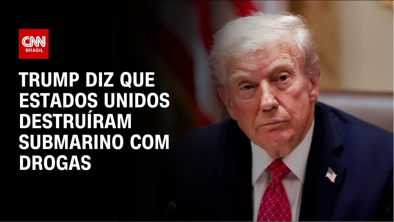 Trump diz que Estados Unidos destruíram submarino com drogas no Caribe | CNN PRIME TIME