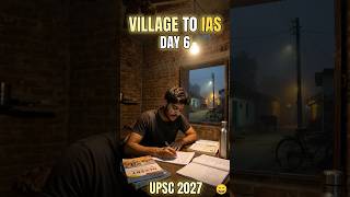 UPSC 2027 Consistency Challenge Day 6 | Village Boy Self Study Journey #upsc #upscvlog