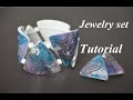 polymer clay veneer in different polymer clay techniques tutorial FIMO DIY jewelry Полимерная глина