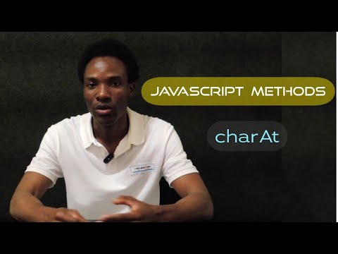 Javascript/ methods - charAt()