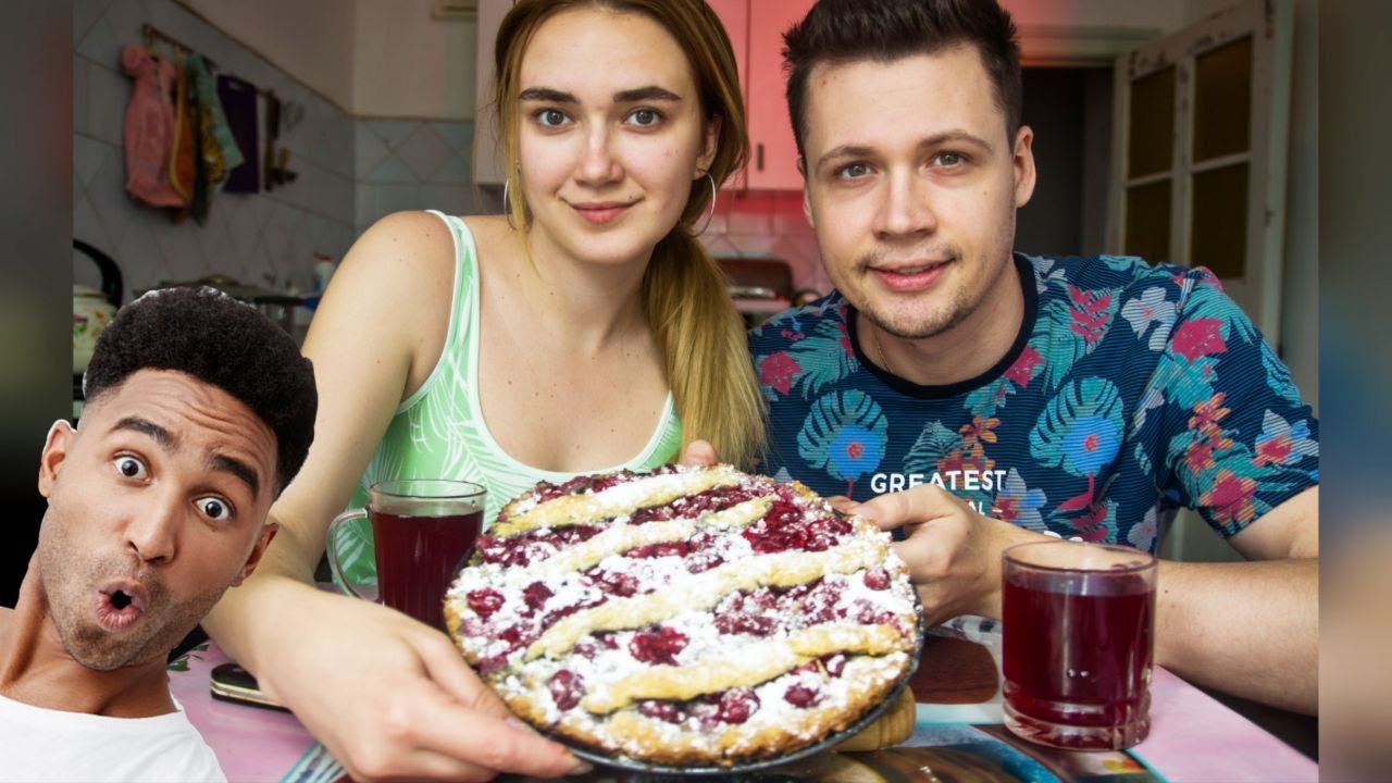 Ягодный ПИРОГ 🥧🥧🥧 МУКБАНГ асмр еда итинг @kushat_prosto - YouTube