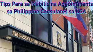 How To Easily Get an Appointment at Philippine Consulates in USA.