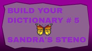 DICTIONARY BUILDING # 5