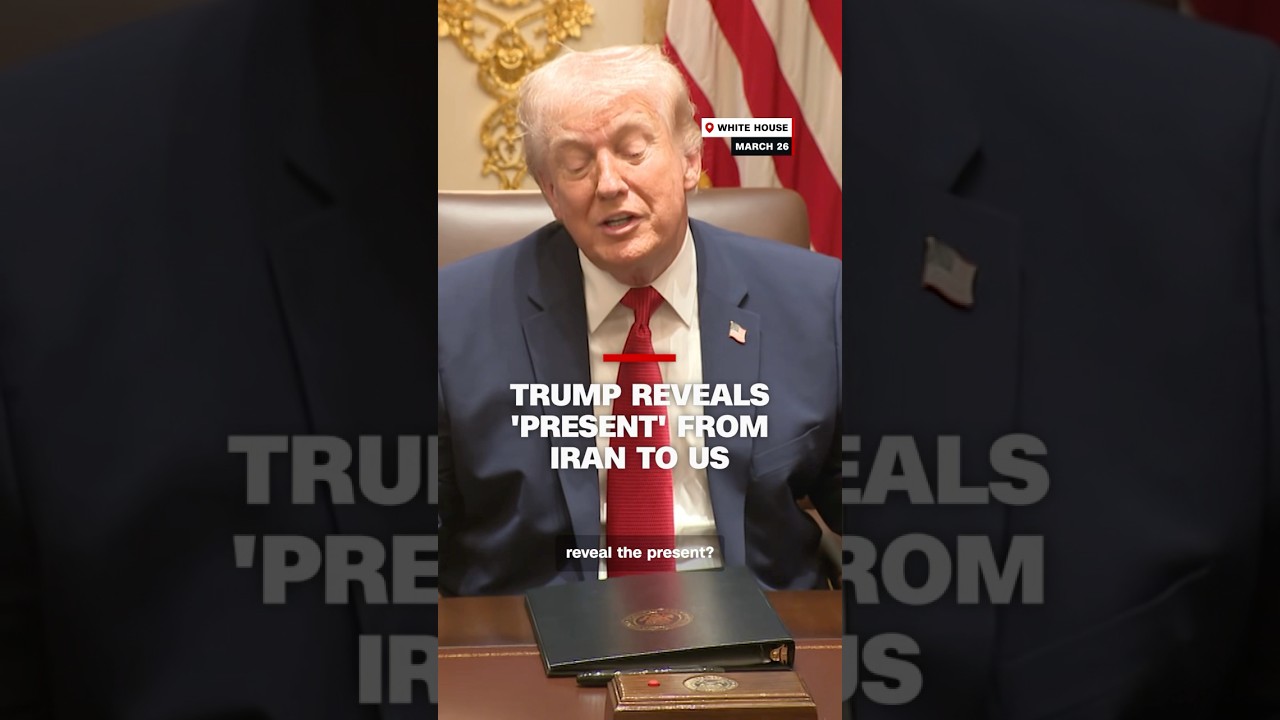 Trump reveals ‘present’ from Iran to US