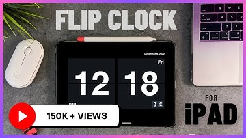 Flip Clock Screensaver for iPad 2024 | clock for iPad | Zen flipclock