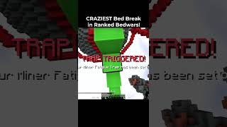 CRAZIEST Ranked Bedwars Bed Break!