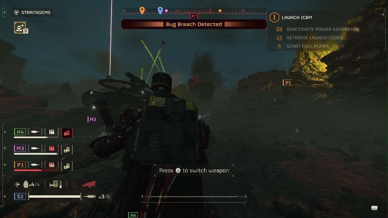 HELLDIVERS 2 Just ride the Impalers arm - YouTube