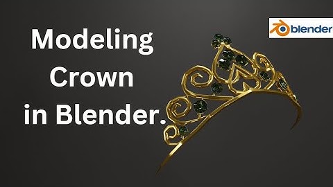 Blender 3D - Modeling Crown | Timelapse