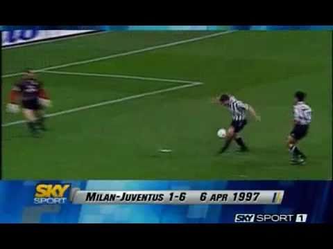 Milan - Juventus 1 6 (06/04/1997) Ampia sintesi SKY