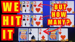 3333 w/ Kicker! 9999 and MORE! Super Hot Roll Double Double Bonus Poker - $25 a Spin!