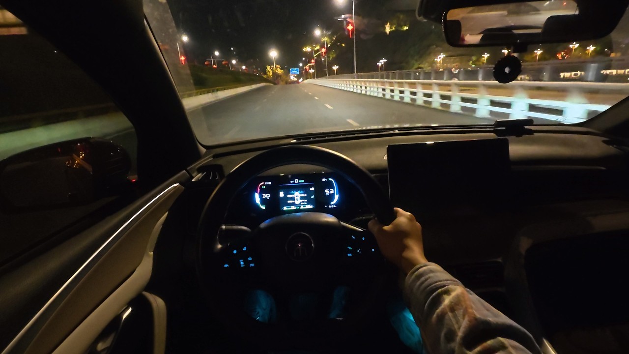 Drive Through City at Night | BYD Sealion 5 Dm-i | ASMR | POV Drive | No Talking, No Music | Vol.19