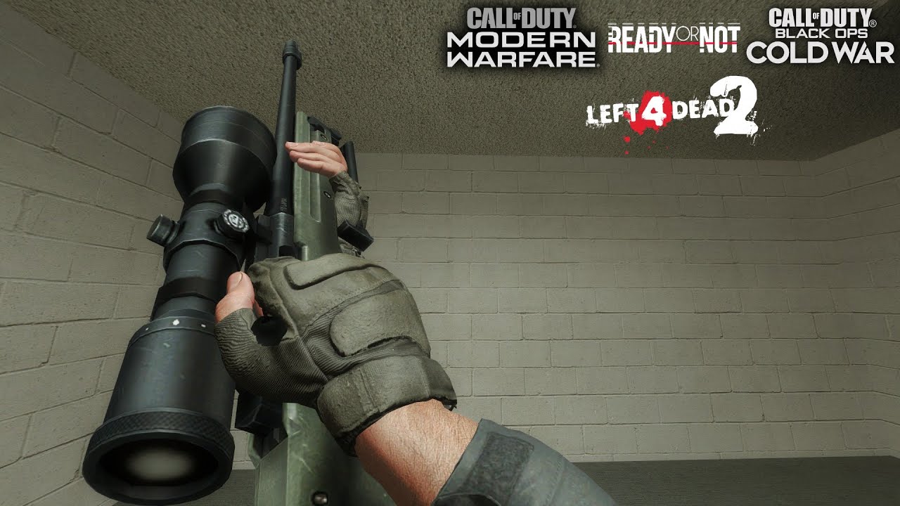 L4D2 All Default Weapons Reload Anim using Modern Warfare 2019, Black Ops Cold War and Ready or Not
