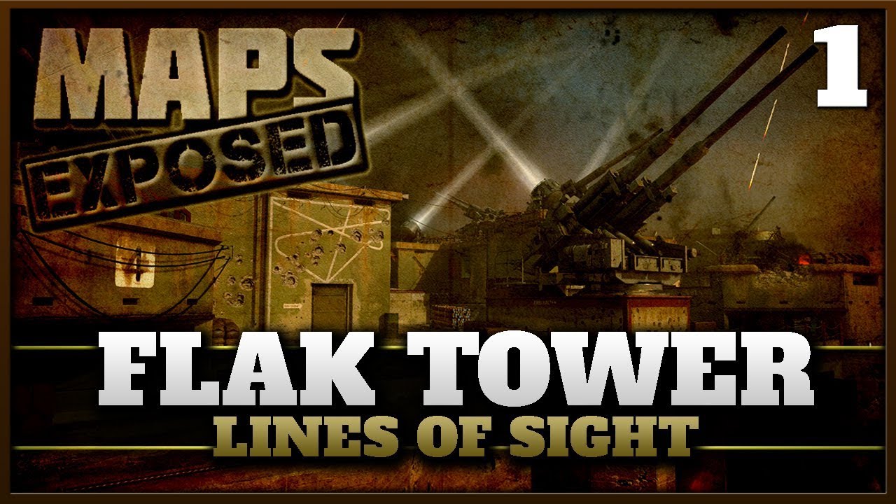 Flak Tower Lines Of Sight & Secret Spots! | Cod Ww2 Maps Exposed #1 -  Youtube