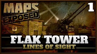 Flak Tower Lines of Sight & Secret Spots! | Cod WW2 Maps Exposed #1