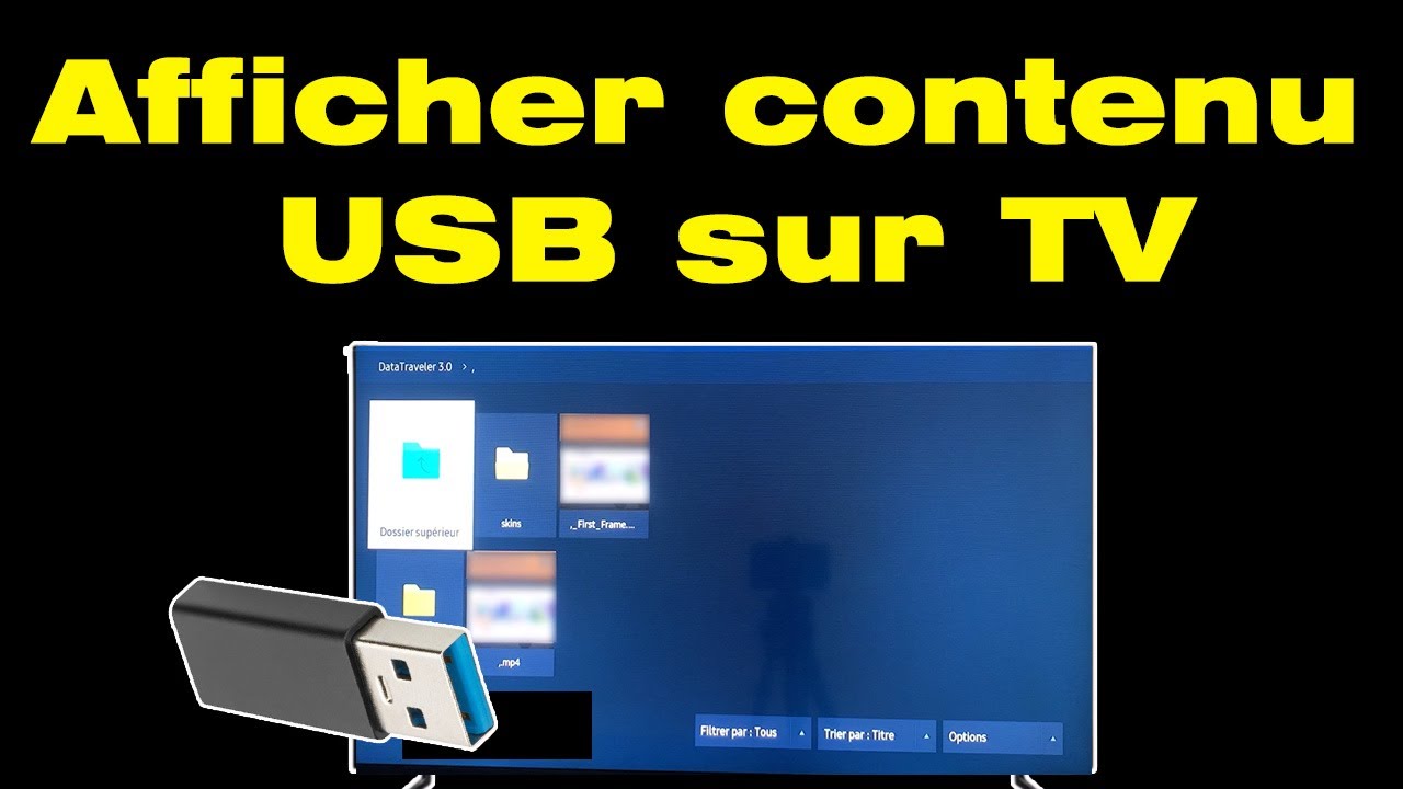 Comment afficher le contenu d'une clé USB sur un téléviseur - YouTube