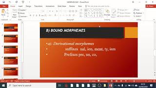 Morphology: Word Formation Processes 1