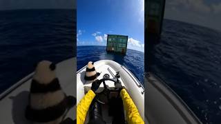 🚤 I Found a 2026 Ferrari F80 on a Sea Container While Boating – Lucky Me! #shorts #viral #tedrush