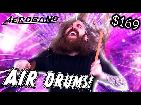 Play Drums WITHOUT Drums! Aeroband PocketDrum - YouTube