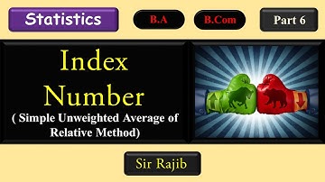 Index Numbers | Index Numbers Statistics | Index Numbers Part 6