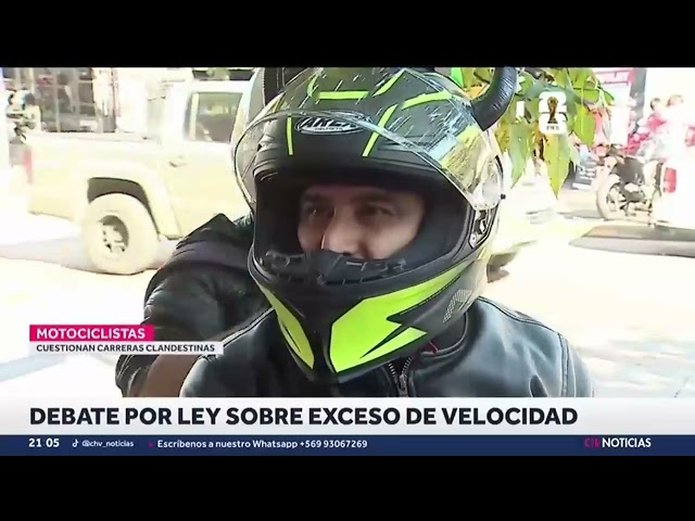 Entrevistado en CHV Noticias, a propósito de las carreras clandestinas