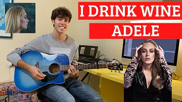 Adele - I Drink Wine (guitar cover with tabs|chords) 🎸