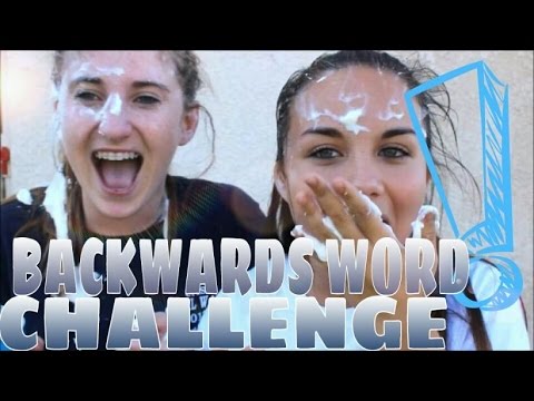 Backwards Word Challenge: Messy Edition - YouTube