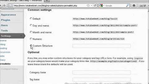 Learn WordPress - How to edit permalinks in WordPress