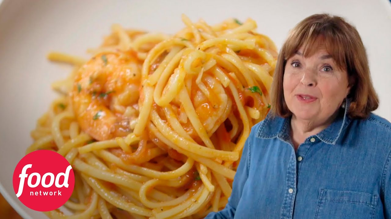 Camarão com linguine Fra Diavolo | Receitas da Ina: De Volta ao Básico | Food Network Brasil
