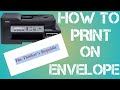 How to print on envelope