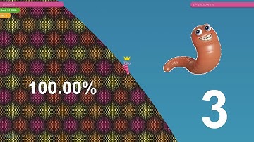 Paper.io 3 Map Control: 100.00% [Worm]