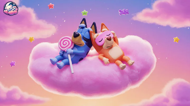 Mozart & Brahms Lullabies 🎶 Sleep Music with Bluey and Bingo | Relaxing Melodies for Deep Sleep