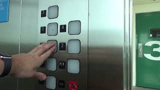Modernized Otis Series 1 Hydraulic Glass Elevators - Downer Parking Garage - Aurora, IL