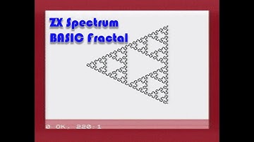 ZX Spectrum Basic Programming - Sierpinski Triangle Fractal